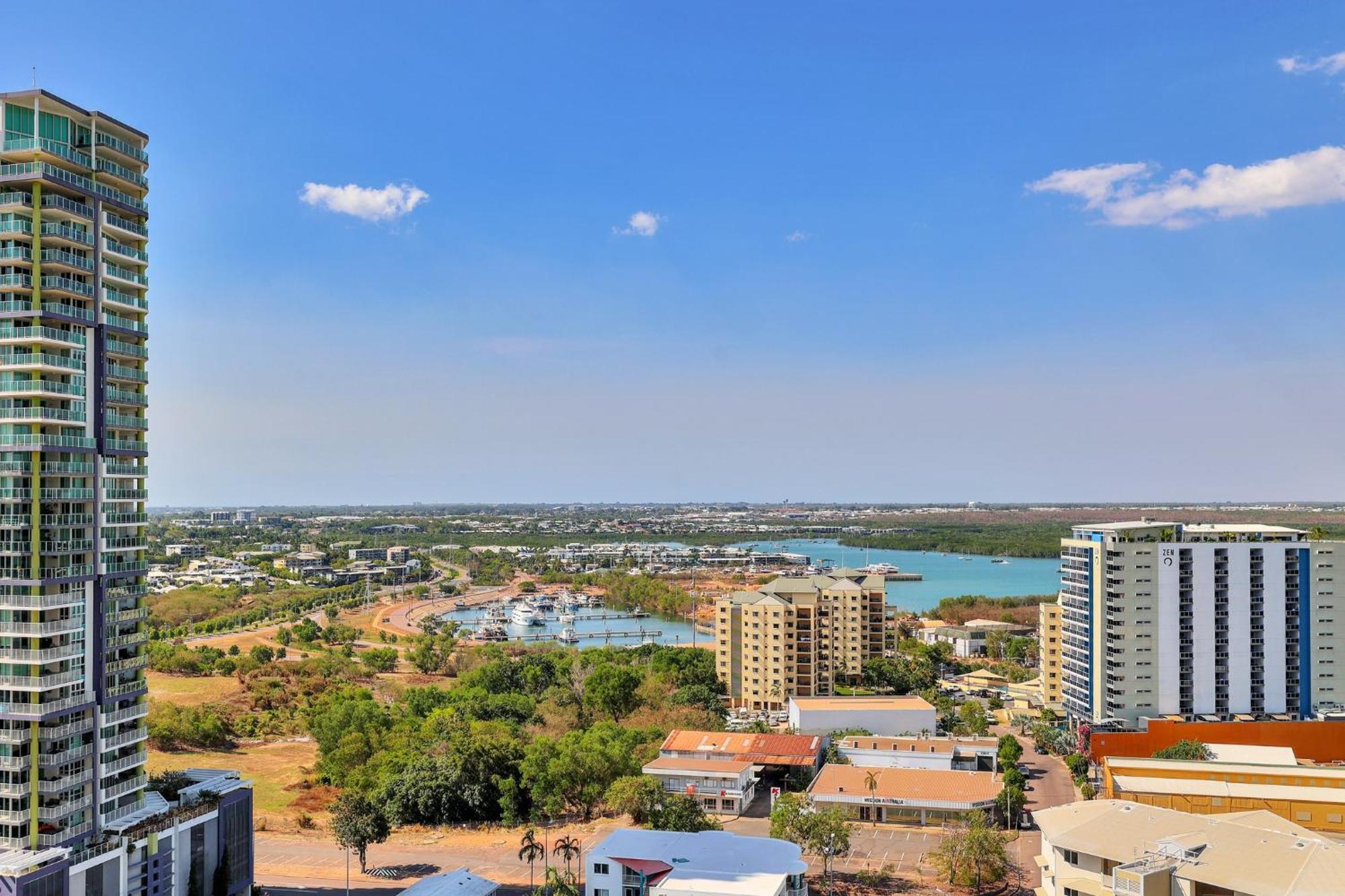 Darwin City - The Oaks With Harbour Views Apartment Luaran gambar